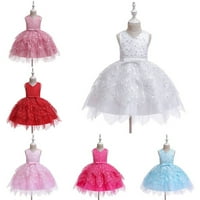 0-5T Djevojke za bebe Svečane haljine Princess Haljina Pageant Birthday CALCE Vjenčana toddler Nepravilna puffy haljina