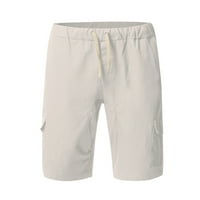 Muške sportske kratke hlače Streetwear Solid Džepne ljetne hlače Modna čipka za hlače Muške kratke hlače