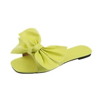 Miayilima Yellow Sandale Ženske sandale Papuče Čvrstodne ženske cipele za slobodno vrijeme Ljeto jedno