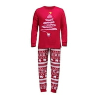 Božićna pamučna odjeća za porodičnu opremu Pajamas Set Woman & Man Loungewear