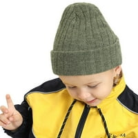 Loopsun kape za žene casual solid color hat modni baby skijanje moda Držite tople zimske kape pletenim