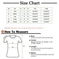 4. srpnja vrhovi za žene Trendy - Plus size US zastave raglan rukave majica Atlete vježbanje Tees Basic Slatka bluza