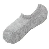 Čarape 1Pair Unise udobne čiste boje pamučne papuče s čarapama kratke čarape za gležnjeve