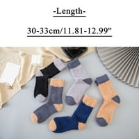 Mekane čarape za žene Muške zimske čarape Coral Socks Stripe čarape Šarene lagane čarape Ležerne čarape