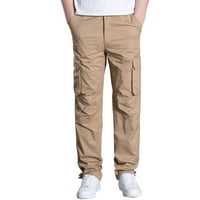 Muške teretne pantalone sa džepom elastične strukske vučne struke Vodootporne lagane planinarske hlače