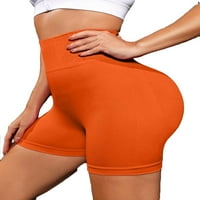 Narančasti aktivni dno ženske sportske kratke hlače