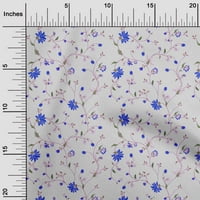 Onuone viskoze šifon pastel ljubičaste tkanine cvjetni obrtni projekti Dekor tkanina Štampano od dvorišta