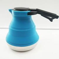 ANKISHI silikonski čajnik, prenosiv prenosni sklopivi sklopivi silikonski čajnik čaj sa grijanjem od