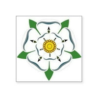 Cafepress - Yorkshire Rose naljepnica - Square naljepnica 3 3