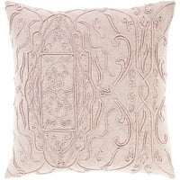 Wedgemore WGM- 18 H 18 W kvadratni jastuk na blijedi ružičastim