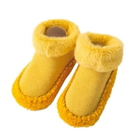 Cipele Toddle Obuća Zimske toddlere cipele mekano dno unutarnje klizne toplene čarape cipele povremene