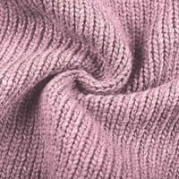 Rejlun dame džemper zimski topli pleteni džemperi dugih rukava, dugih rukava vrhovi labavo pulover pletiva
