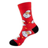 Čarape za žene i muškarce čarape Ispis čarapa Pokloni pamučne duge smiješne čarape za žene Novelty Funky Slatke čarape Božićne čarape Debele čarape