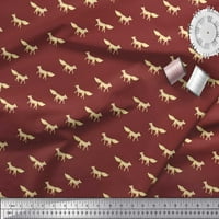 Soimoi Japan Crepe Satin Fabric za životinjsko tisak šivaći tkaninu širok