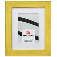 Craig Frames Jasper, Country Southern Yellow Frame Frame Matted for Photo