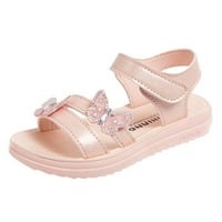 Dječje cipele Ljetne leptirske sandale s dijamantnim modnim djevojkama Mekane donje princeze Sandale