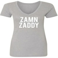 Zaddy Womens V-izrez majica