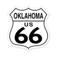 Prostor znakovi Oklahoma Route Vintage Sign Vintage Metal znak