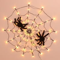 Dengjunhu Halloween Spider Web svjetlo Spider baterija Neto svjetla zastrašujuća Halloween Dekoracije
