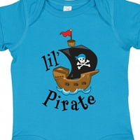 Inktastični lil 'Pirate Pirate brod, Blue Bandana Poklon dječak ili dječji dječji bod