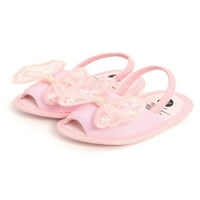 Dječje sandale, djevojke cvjetne vezenje Bowknot hodanje cipele za ljeto, 0- mjeseci