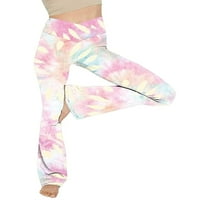 Huakaishijie Women Stretch Joggers Workout Bootcut Flare Yoga hlače, S, M, L, XL, XXL