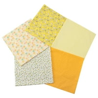 Sonceds 5-komadni pamuk tkanina od šivanja quilting patchwork DIY odjeća šivaće obrtna tkanina 50x