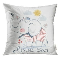 Dječji mornar Elephant Kid's Baby Dizajn grafičkog djeteta bacanje jastučnice za jastuk