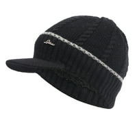 Twifer kape za toplu vunene pletene špet pulover kapa Sportska kapa zadebljala kapu za nožni prste