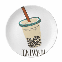 Pijte biserni lk čaj hranu Taiwan ploča ukrasna porculanska posuda za pribor za večeru