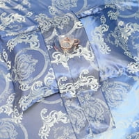 Europska jacquard svila dvostruka posteljina set luksuznog kralja veličine prekrivača sa jastukom, mekani