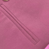 Lydiaunistar Time and TRU zimski kaputi za žene Modni ženski dvostruki grudi bluza bluza tanka odjeća Blazer Purple