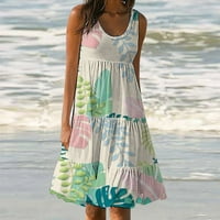Žene Ljetne haljine bez rukava Ležerne košulje haljine Plaža Boho tenke