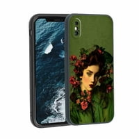 Whale-Priroda-Trendy Telefon za telefon za iPhone XS za žene Muška Pokloni, Mekani silikonski stil Otporni