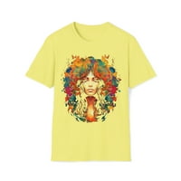 Cvjetna žena Unizirana majica Boho Hippie Festival nadahnuta