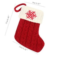 Ženski čišćenje ponude božićno pismo tiskano čarapa od vune privjeske božićne ukrase Božićne točke čarape,