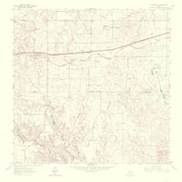 Mapa Topo - Alanreed Texas Quad - USGS - 23. 28. - Mat Art Paper