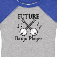 Inktastična budućnost banjo player poklon baby boy ili baby girl bodysuit