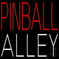 Pinball Alley LED Neon, crni kvadratni akrilni podlozi, sa dimmerom - svijetlim i premium izgrađenim