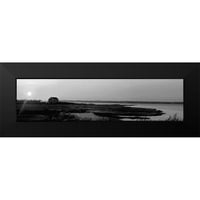 Pica, jeff crna modernog uokvirenog muzeja umjetnička ispisa pod nazivom - obala panorama vi