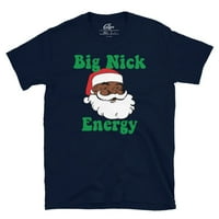 Afrička američka majica Santa, Božićna majica Melanin, Big Nick Energy majica