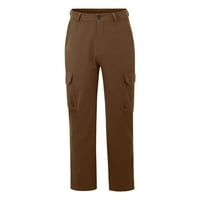 Muške hlače Jesenski Ljetne pantalone Kombinezoni Ravni višebojni džep opruga Jednostavno stil Outwear
