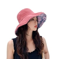 Trayknick ženska reverzibilna široka podložna sunčana šešir - lagani i sklopivi UV zaštitni šešir za