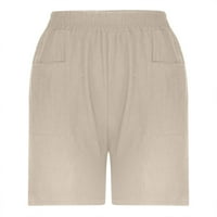 Ponude Plus size Pamučne kratke hlače za žene Ljetne pamučne kratke hlače čiste pamučne labave slim