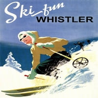 Whistler, Britanska Kolumbija, Kanada, Vintage skijaš