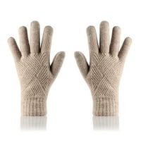 Cotonie Neklizac na dodirnim zaslonom Žene Zimske pletene tople rukavice