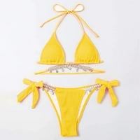 Miayilima kupaće kostimi Tankenis set za žene modni vučni split kupaći kostim bikini bikin