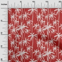 Onuone baršunasto crvena tkanina Tropska tkanina za šivanje tiskane plafne od dvorišta široko