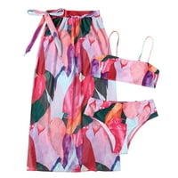Tie Dye kupaći kostim Žene Kupatilo Bikini Kupatilo Sažete ljetne kupaće kostime Tankenis Set Seaside