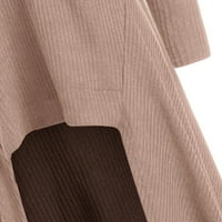 Labavi dugi rukav kaufl vrat Ljetni ženski vrhovi Leisure Pulover ženske majice 4xl